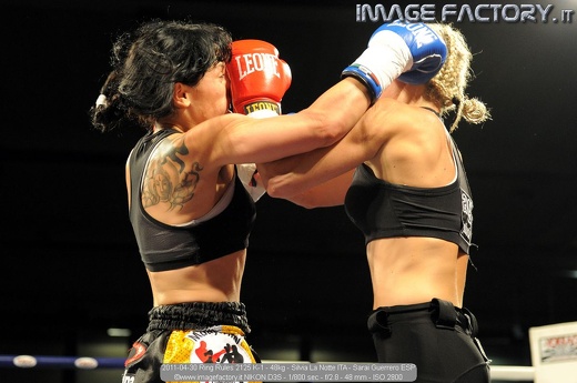 2011-04-30 Ring Rules 2125 K-1 - 48kg - Silvia La Notte ITA - Sarai Guerrero ESP